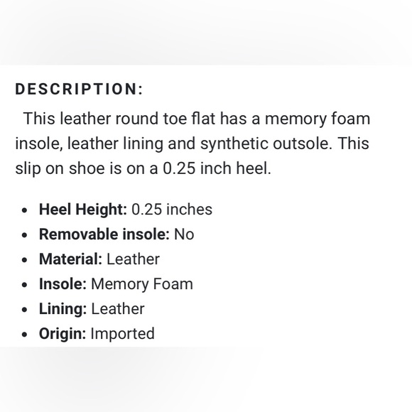 LDP L'Amour des Pieds XAVAR Black Leather NWOB 6 flats comfort luxury F17 2249 - Picture 4 of 10